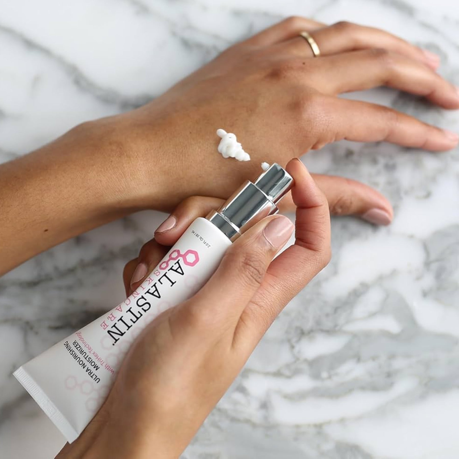 Wedoskin Alastin Ultra Nourishing Moisturizer with TriHex Technology™ in a sleek jar, showing its creamy texture and nourishing formula.