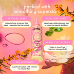 Amika Smooth Over frizz-fighting hair mask in a jar, creamy styling treatment for smooth, frizz-free hair.