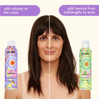 Amika Rising Star Finishing Spray by wedoskin, volumizing styling product in a spray bottle, ideal for finishing hair looks.