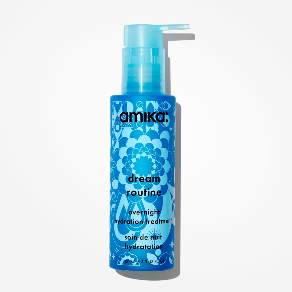 Wedoskin Amika Dream Routine Overnight Hydrating Hair Mask in 100ml jar, creamy formula for deep moisture and soft hair.