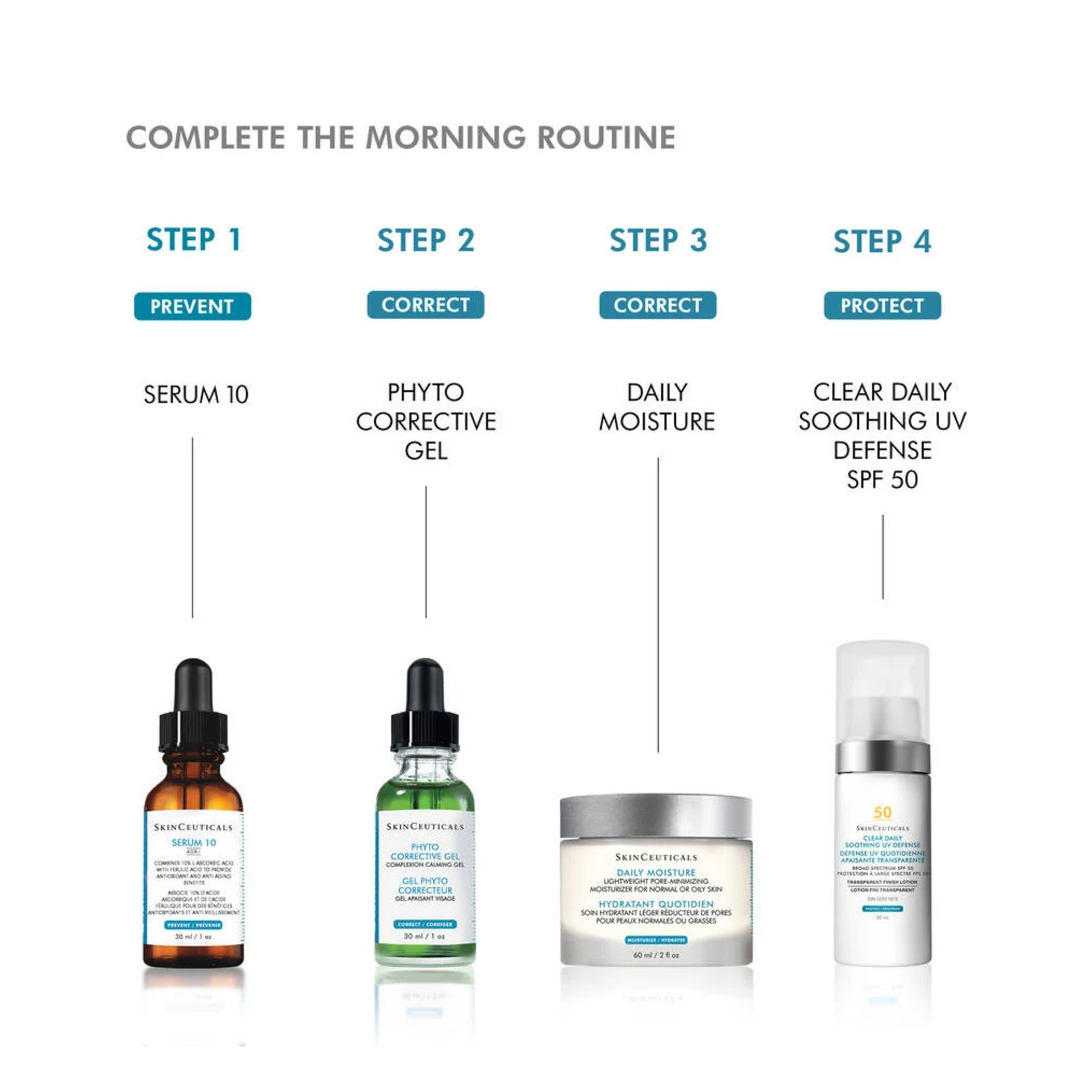 SkinCeuticals Clear Daily Soothing UV Defense Sunscreen SPF 50 in a tube, designed for daily skin protection from UV rays.