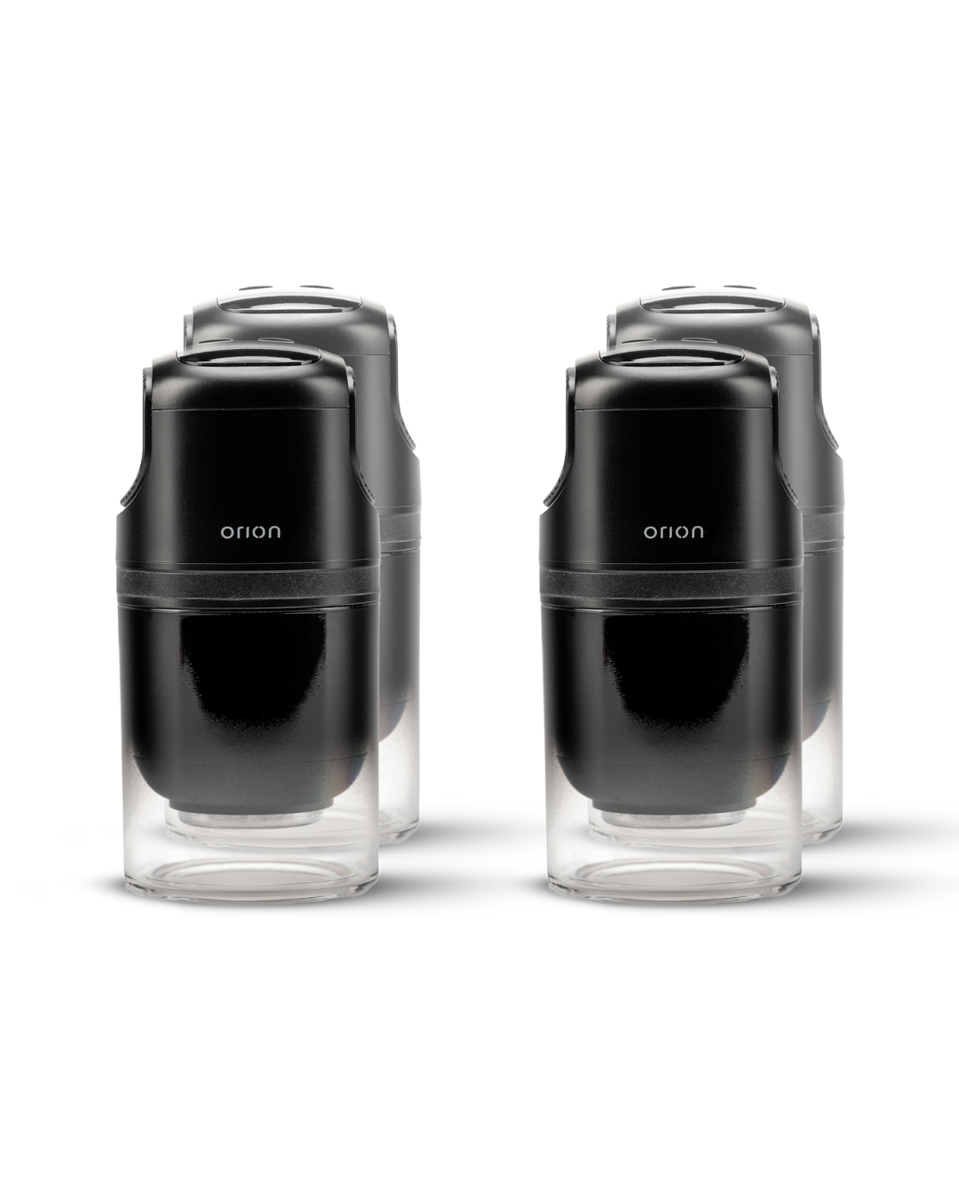 Set of four Orion Ion Massage Cupping Cups with smooth, rounded silicone surfaces for therapy and skin treatment.