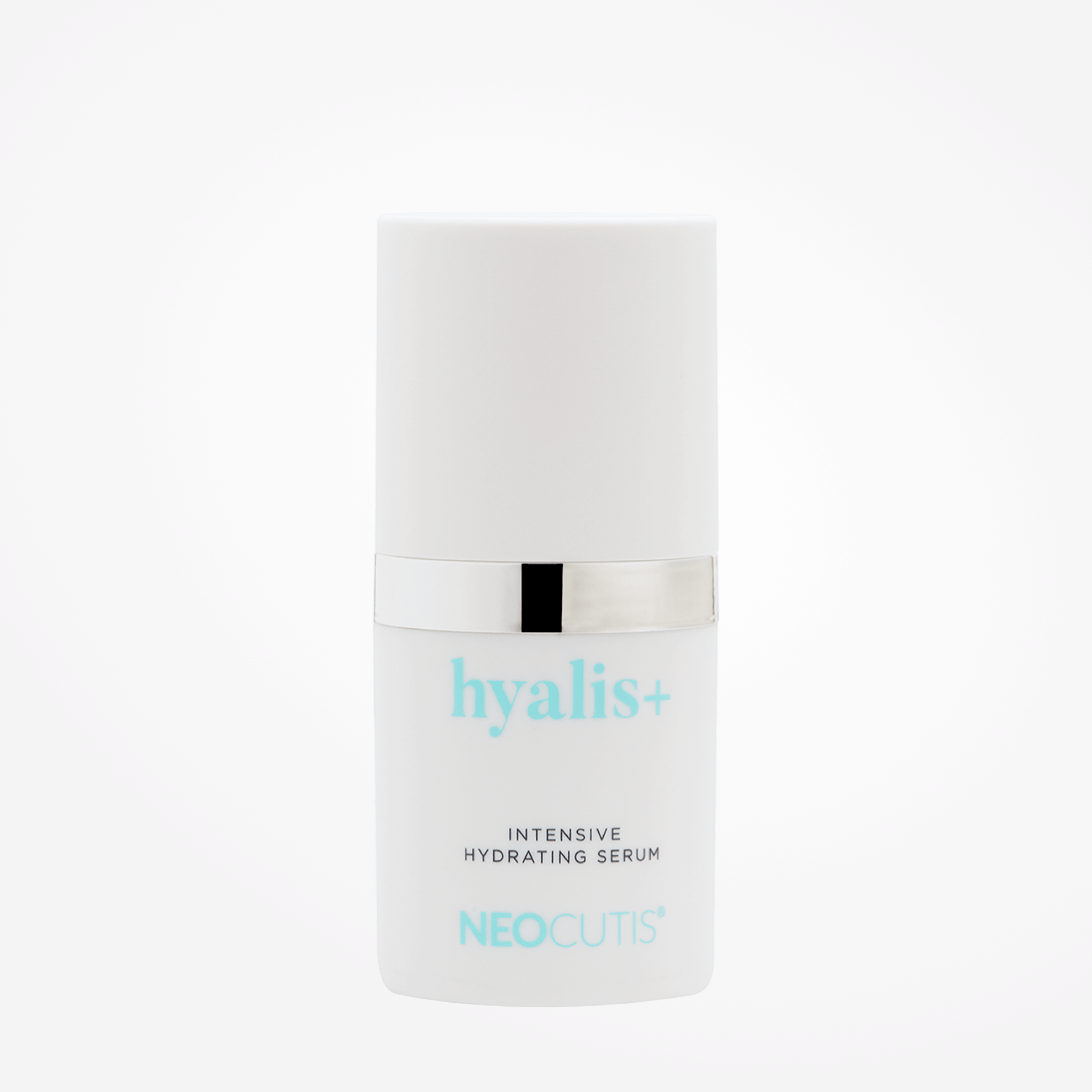 Neocutis Hyalis+ intensive hydrating serum in a sleek bottle, designed to boost skin moisture and smoothness.