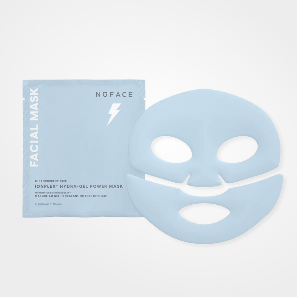 NuFACE IonPlex Hydra-Gel Power Mask pack of five by wedoskin, hydrating masks for facial skincare with gel textures.