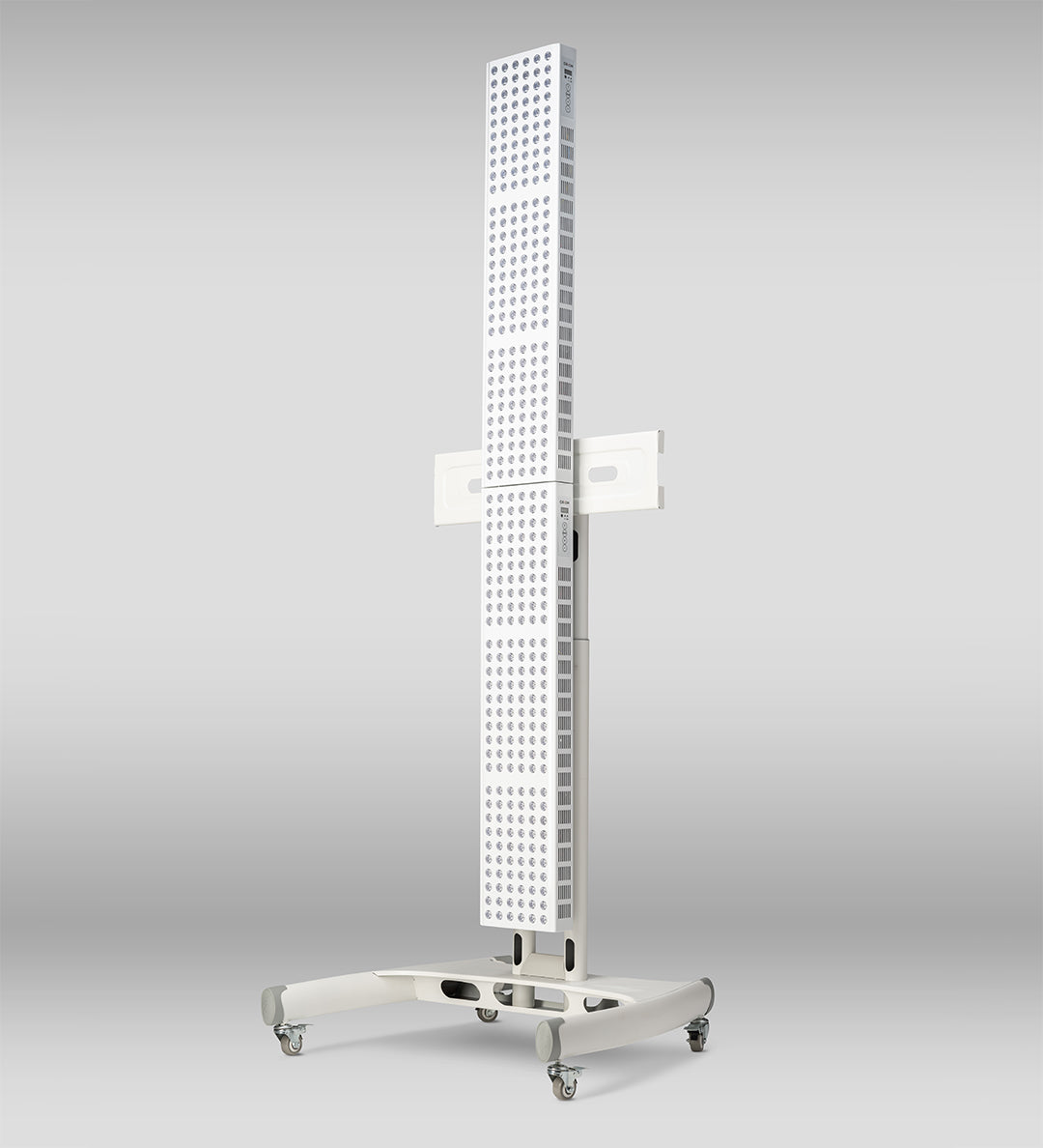 Red light therapy device Pro 1800 by Orion, showing the sleek red panel and controls for effective skin and pain treatment.