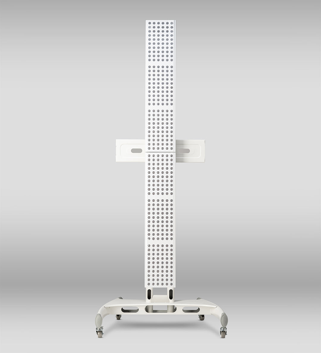 Orion Pro 1800 red light therapy device showing a sleek, rectangular panel with red LED lights for skin treatment.