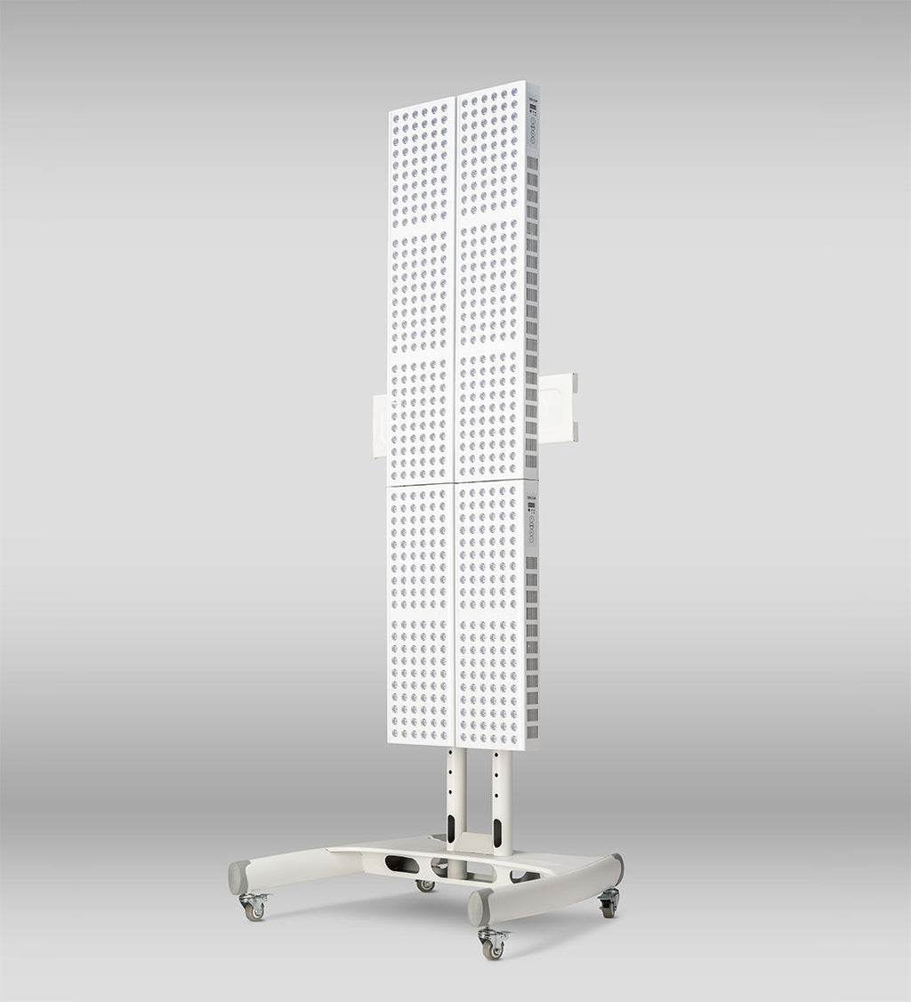 Red light therapy device Pro 3000 by Orion with a sleek design, shown in the image for effective skin and pain treatment.