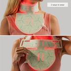 Wedoskin Omnilux Contour Neck & Décolleté anti-aging device with LED light therapy for skin rejuvenation and smoothing.