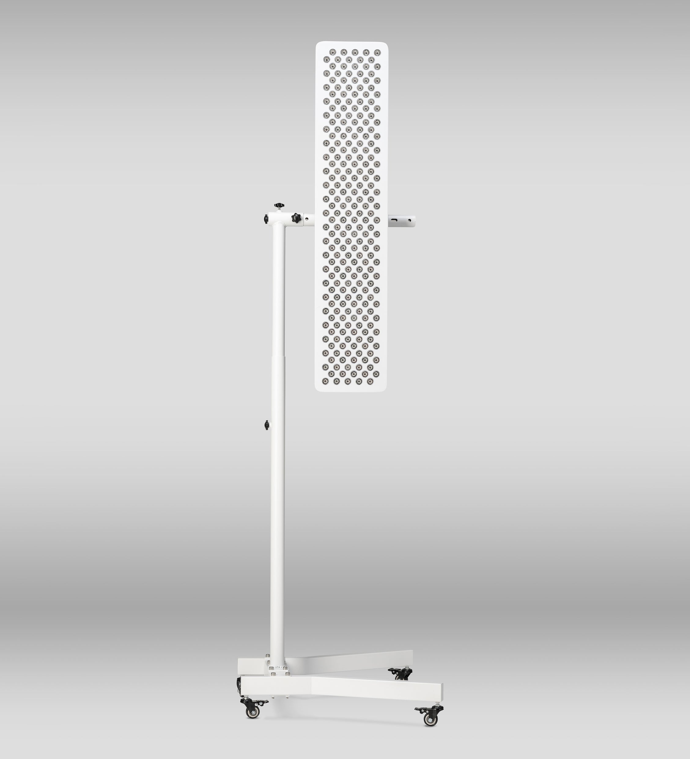 Orion One Plus Red Light Therapy device with dual panels showing red LED lights for skin and health treatment.
