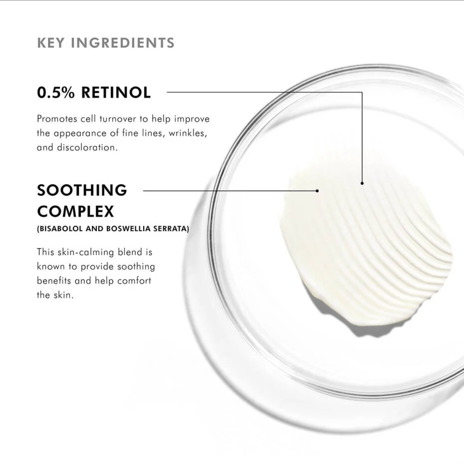 Wedoskin SkinCeuticals Retinol 0.5 bottle with ingredients list, showcasing a skincare retinol product for anti-aging.