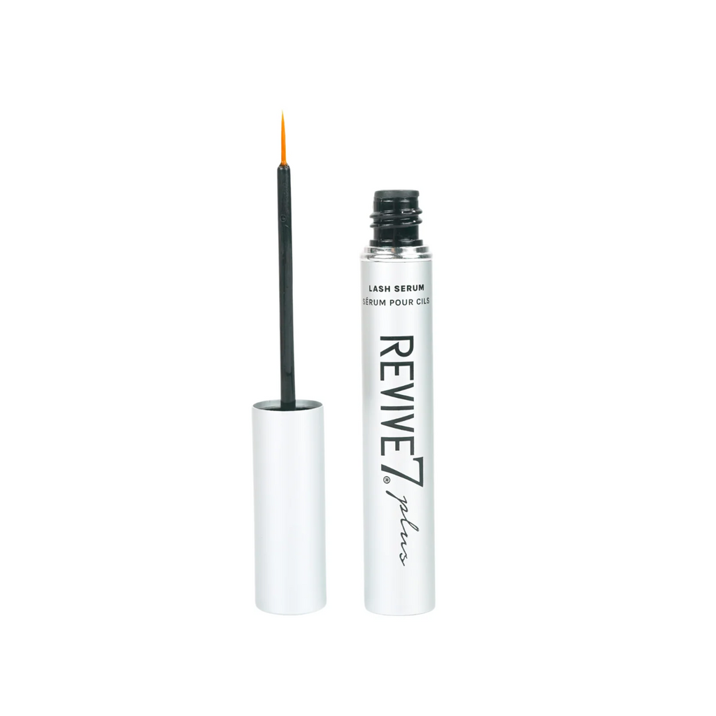 Revive7 Plus Lash Serum 3ml by wedoskin, showing the sleek bottle designed for eyelash, eyebrow, neck, and lip enhancement.