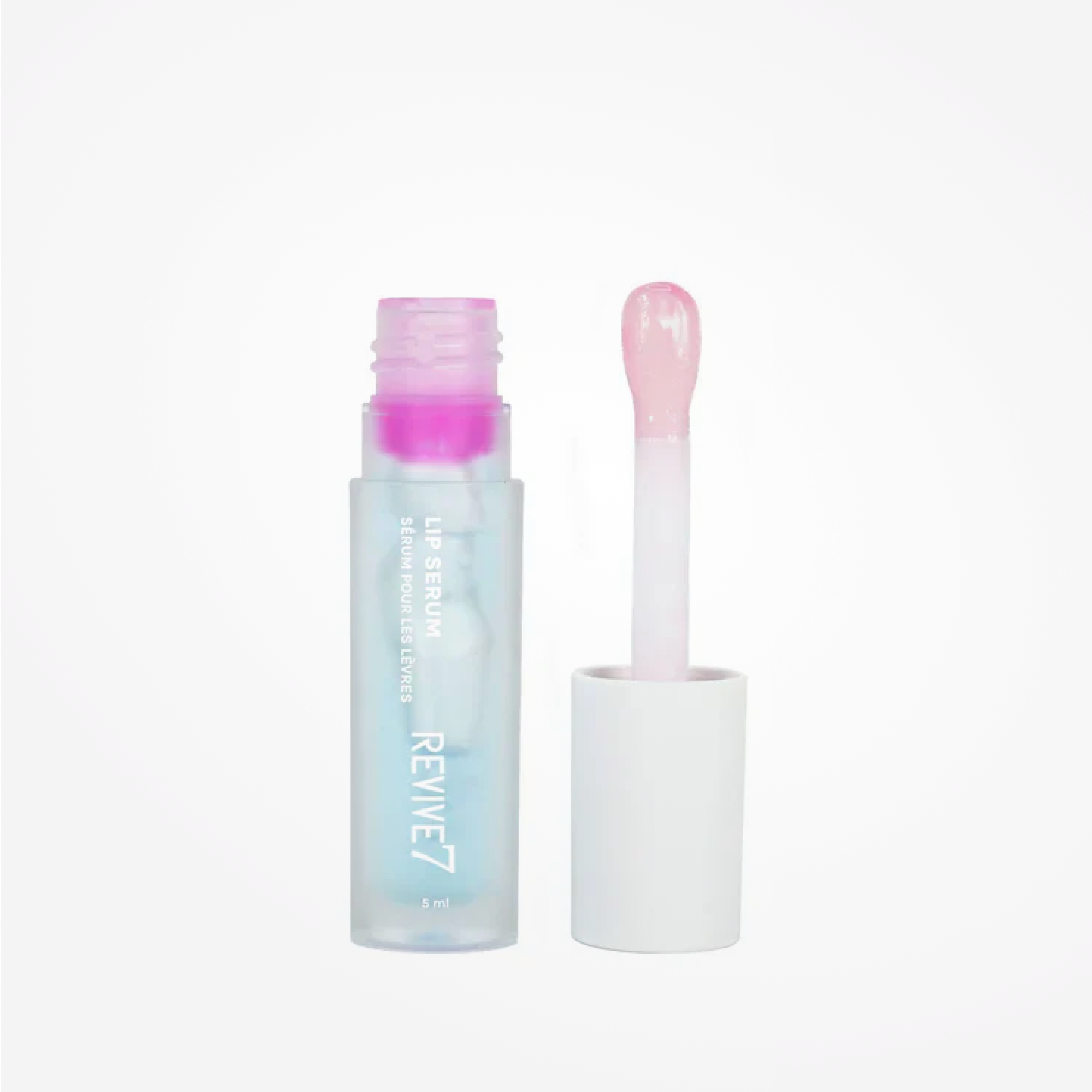 Wedoskin Revive7 Lip Serum in Passion Pink, featuring a sleek applicator tube for nourishing lip care.