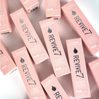 Wedoskin Revive7 Lip Serum in Passion Pink, shown in a box, designed for lips with a smooth, nourishing formula.