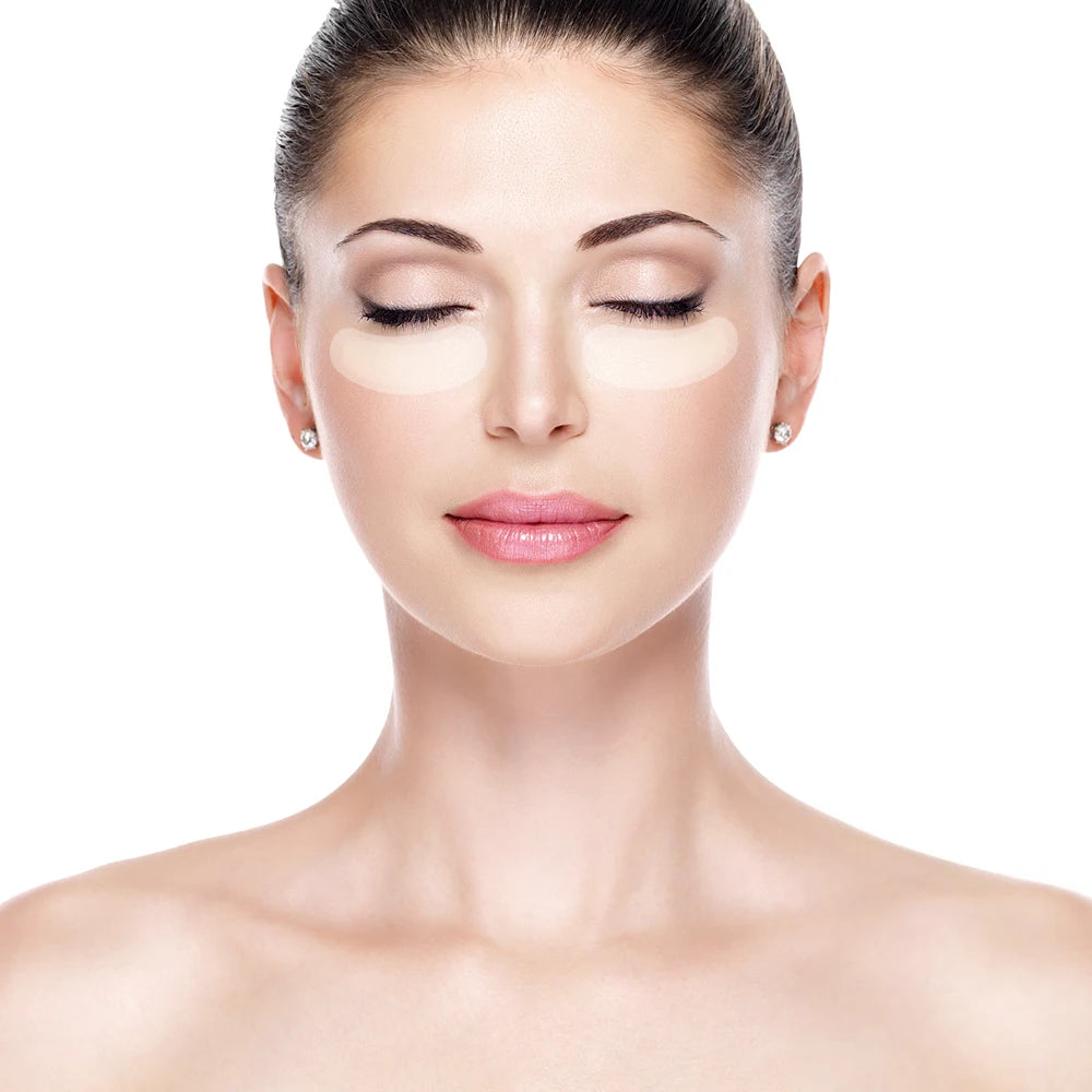 Hyaluronic acid microneedle eye patches from MediSpa Aesthetica for anti-aging, dark circles, and moisturizing under-eye skin care.