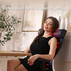 Red Light Therapy Mat with 675 LEDs, far infrared heat, and ergonomic 3D neck support by The Clinica Shop.
