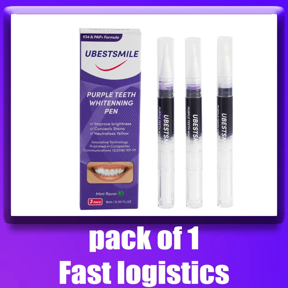 MediSpa Aesthetica instant teeth whitening pen packs with white and clear pens for quick, at-home teeth brightening.