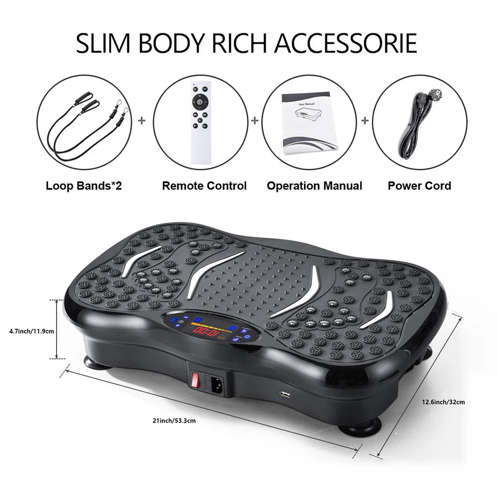 Vibration Plate Exercise Machine by MediSpa Aesthetica for weight loss, featuring a sturdy platform and control panel.