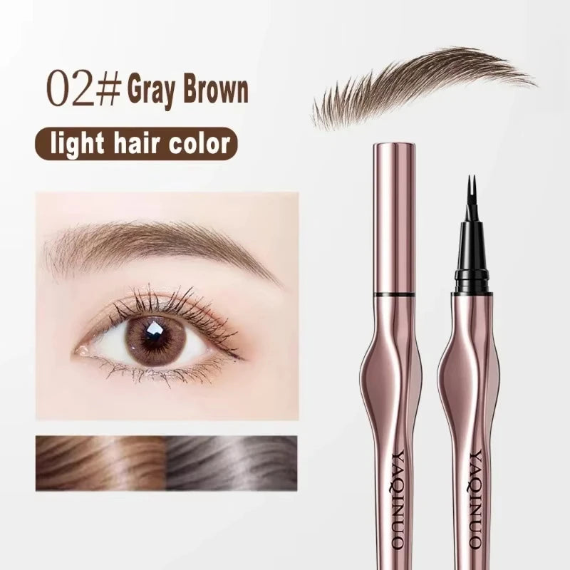 Korean Eyebrow Hairstroke Pen by Medi Spa Aesthetica showcasing a sleek eyebrow pen with fine tip for natural hairstroke effects