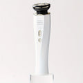 MediSpa Aesthetica EMS RF & LED Photon Beauty Device for anti-aging, featuring a sleek handheld design with LED lights and control buttons.