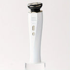 MediSpa Aesthetica EMS RF & LED Photon Beauty Device for anti-aging, featuring a sleek handheld design with LED lights and control buttons.