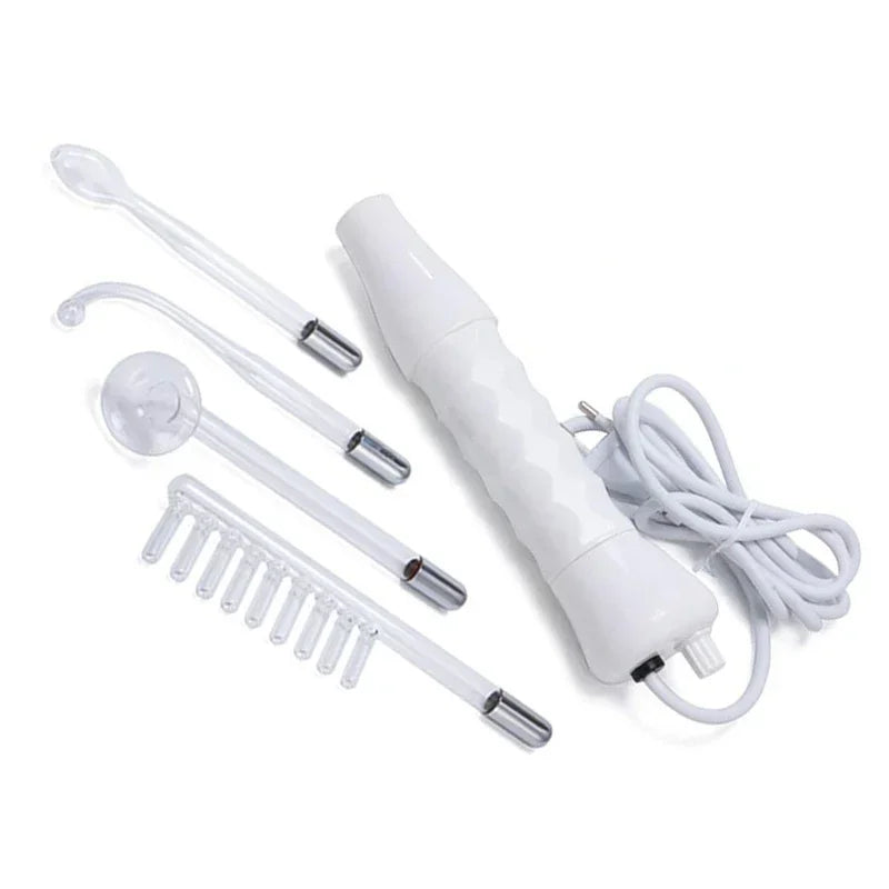 Medi Spa Aesthetica high frequency facial wand for anti-aging, with sleek handle and electrode tips for skin rejuvenation therapy.