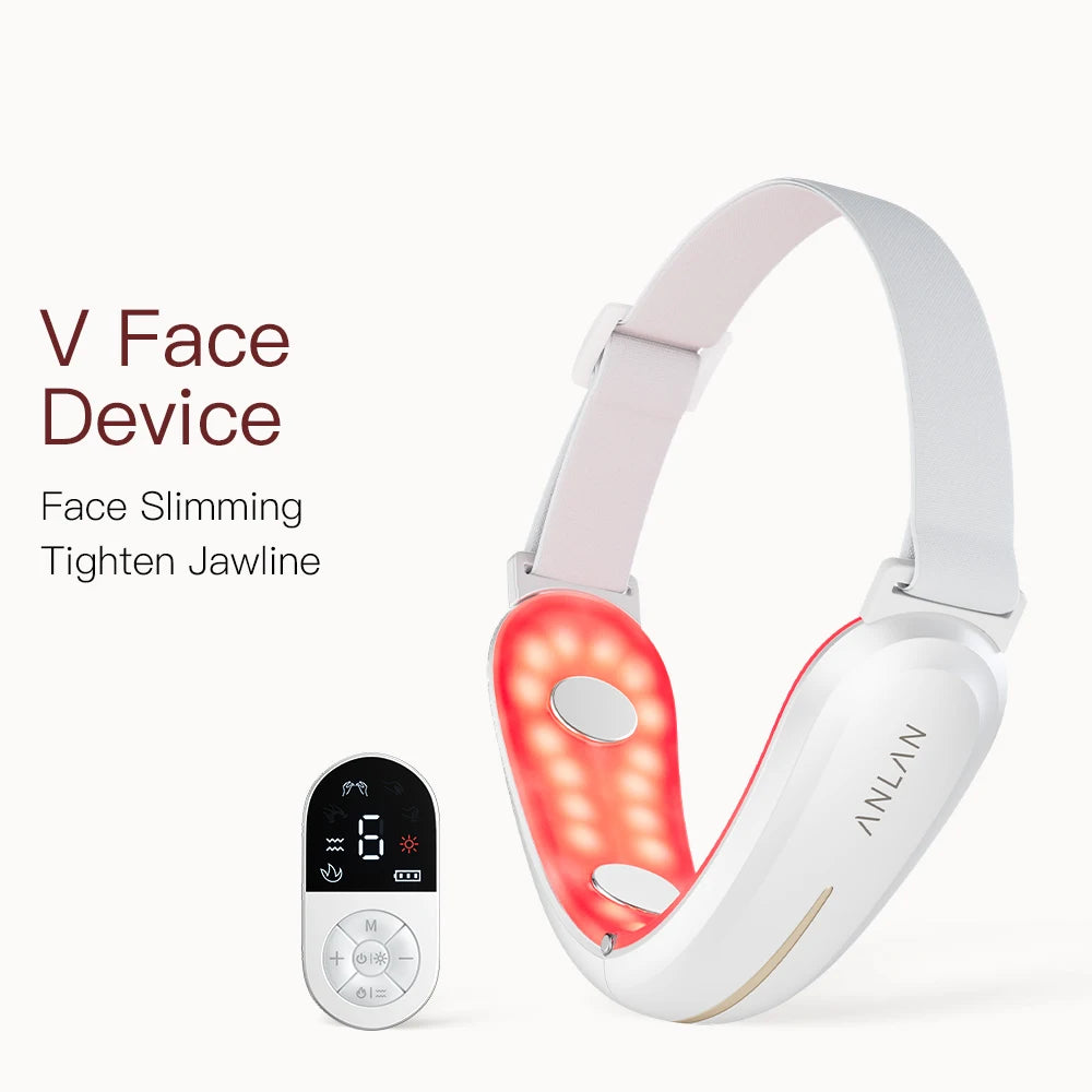 MediSpa Aesthetica EMS V Face Lifting Slimming Device showing sleek handheld anti-aging device on a white background