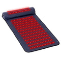 Professional red light therapy mat with 675 LEDs, far infrared heat, and ergonomic 3D neck support from The Clinica Shop.