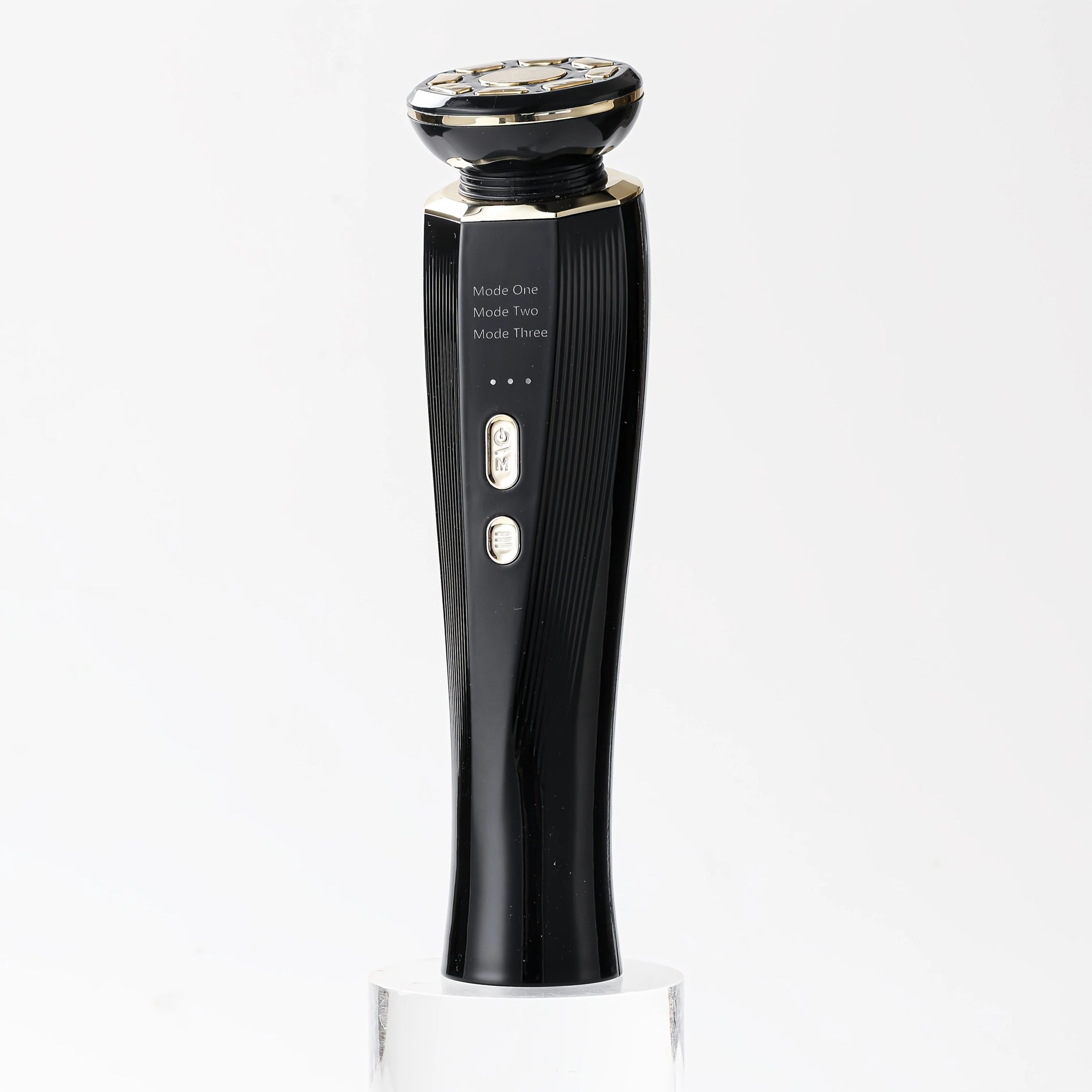 MediSpa Aesthetica EMS RF and LED Photon Beauty Device for anti-aging skin rejuvenation with sleek design and control panel.