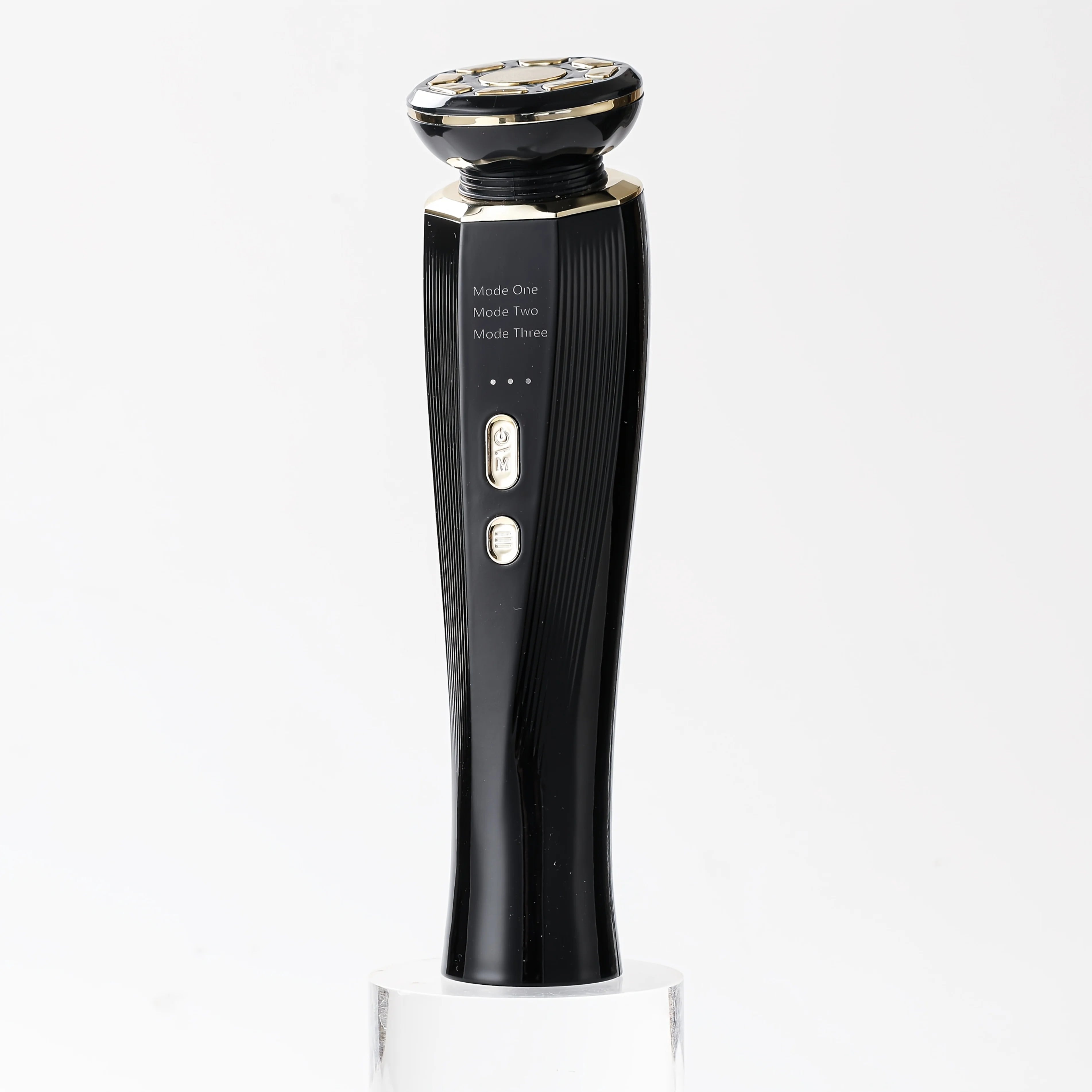MediSpa Aesthetica EMS RF and LED Photon Beauty Device for anti-aging skin rejuvenation with sleek design and control panel.
