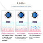 MediSpa Aesthetica EMS Vibration Microcurrent Facial Device for anti-aging, with sleek handheld design and control buttons.