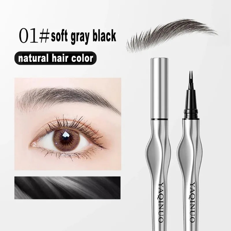 Korean Eyebrow Hairstroke Pen by Medi Spa Aesthetica showing a close-up of the pen with fine tip for natural eyebrow strokes.