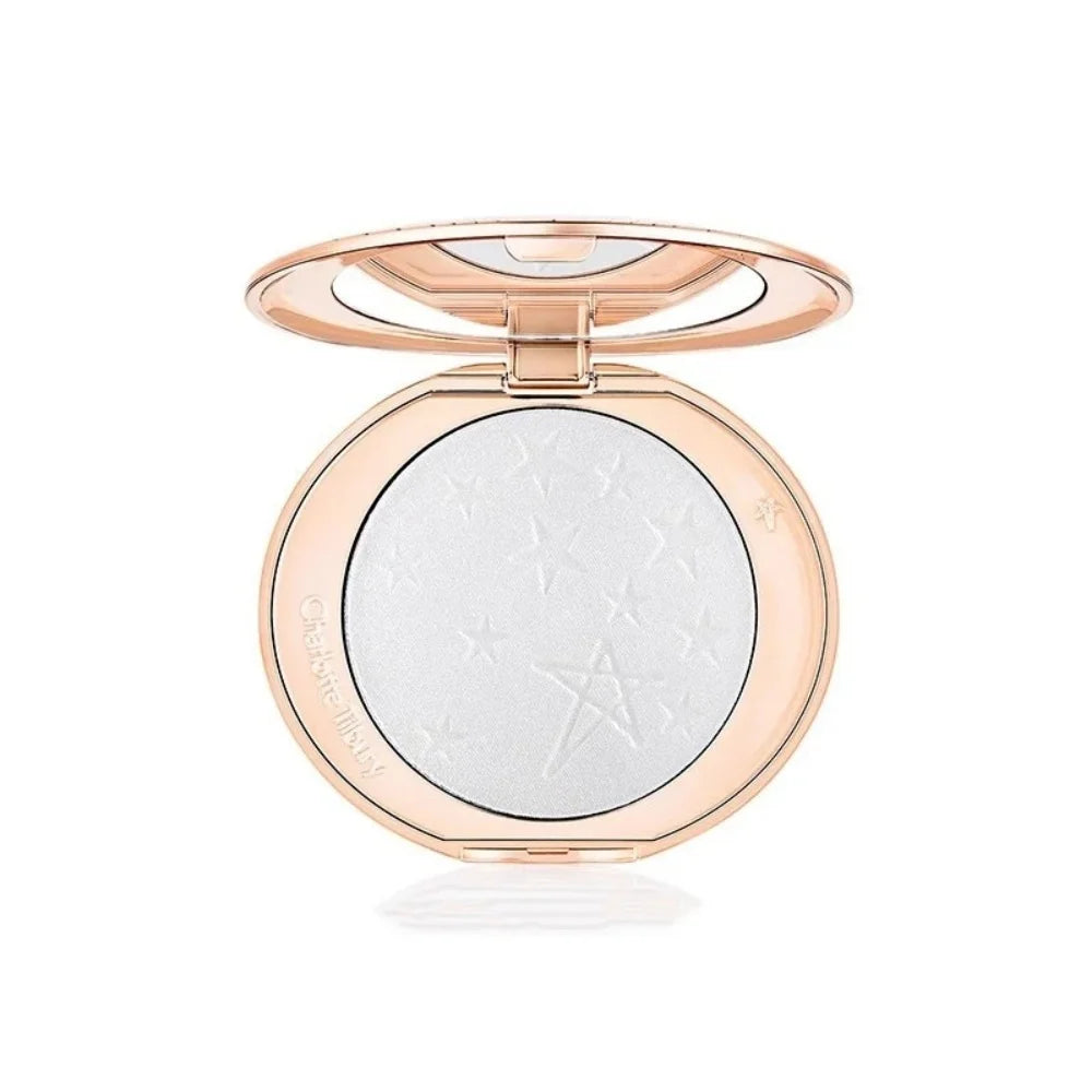 Makeup products from MediSpa Aesthetica Shop, featuring Charlotte Tilbury branding in elegant packaging.