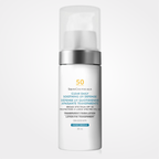 SkinCeuticals Clear Daily Soothing UV Defense Sunscreen SPF 50 in a white tube with a blue cap, designed for sensitive skin protection.