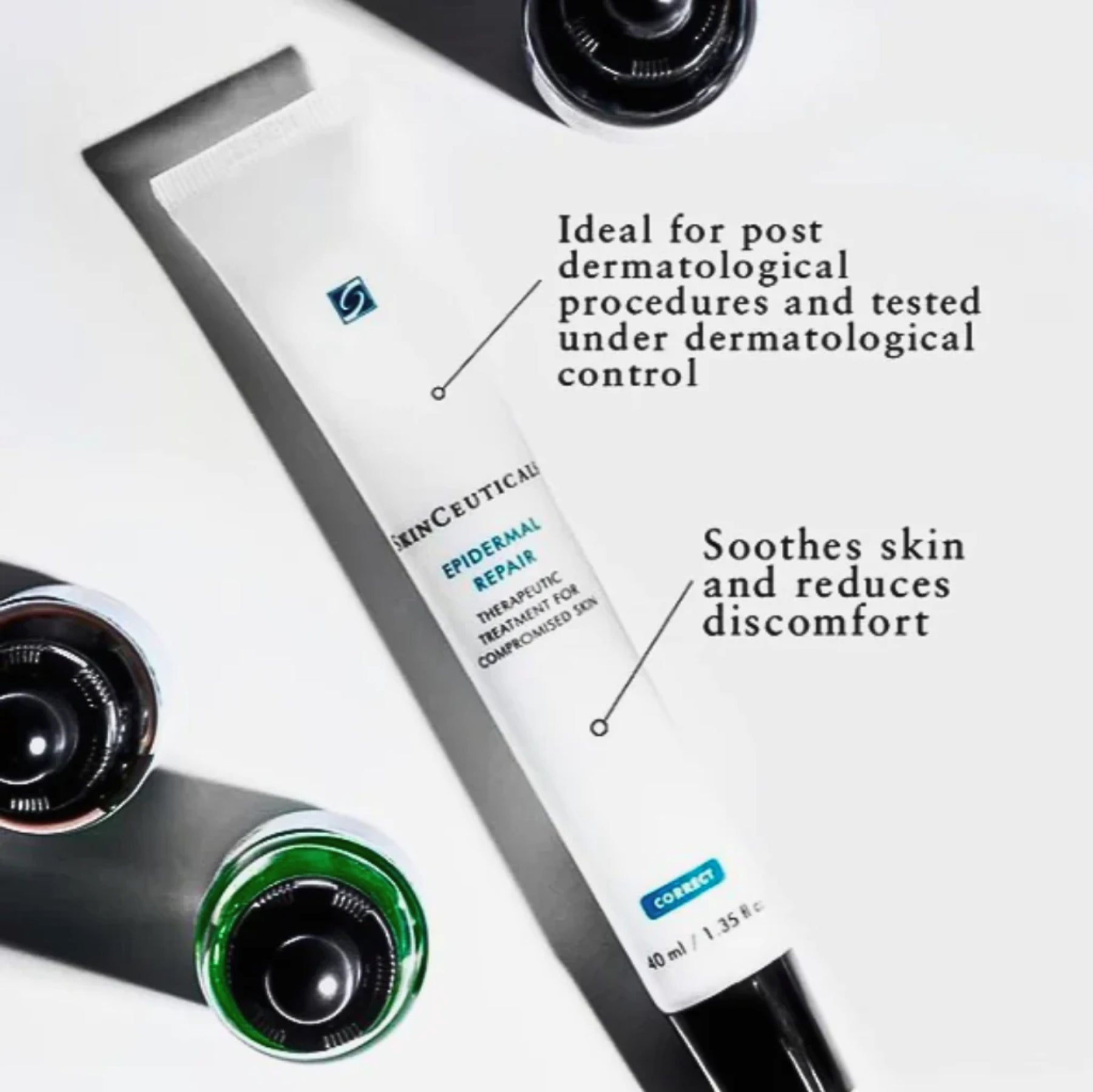 wedoskin SkinCeuticals Epidermal Repair moisturizer in a jar, creamy skin repair product for sensitive skin.