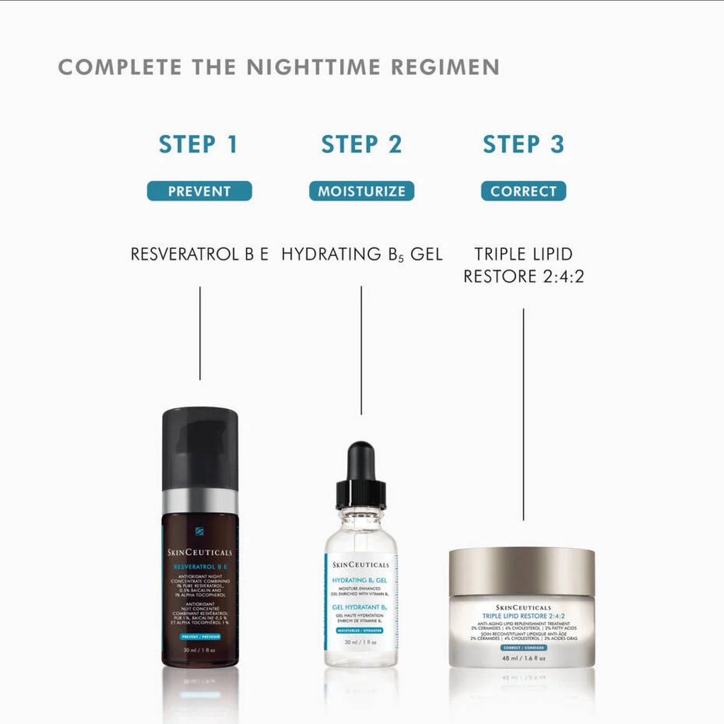 SkinCeuticals Hydrating B5 Gel serum in a clear jar, showing its smooth, gel-like consistency for skin hydration and nourishment.