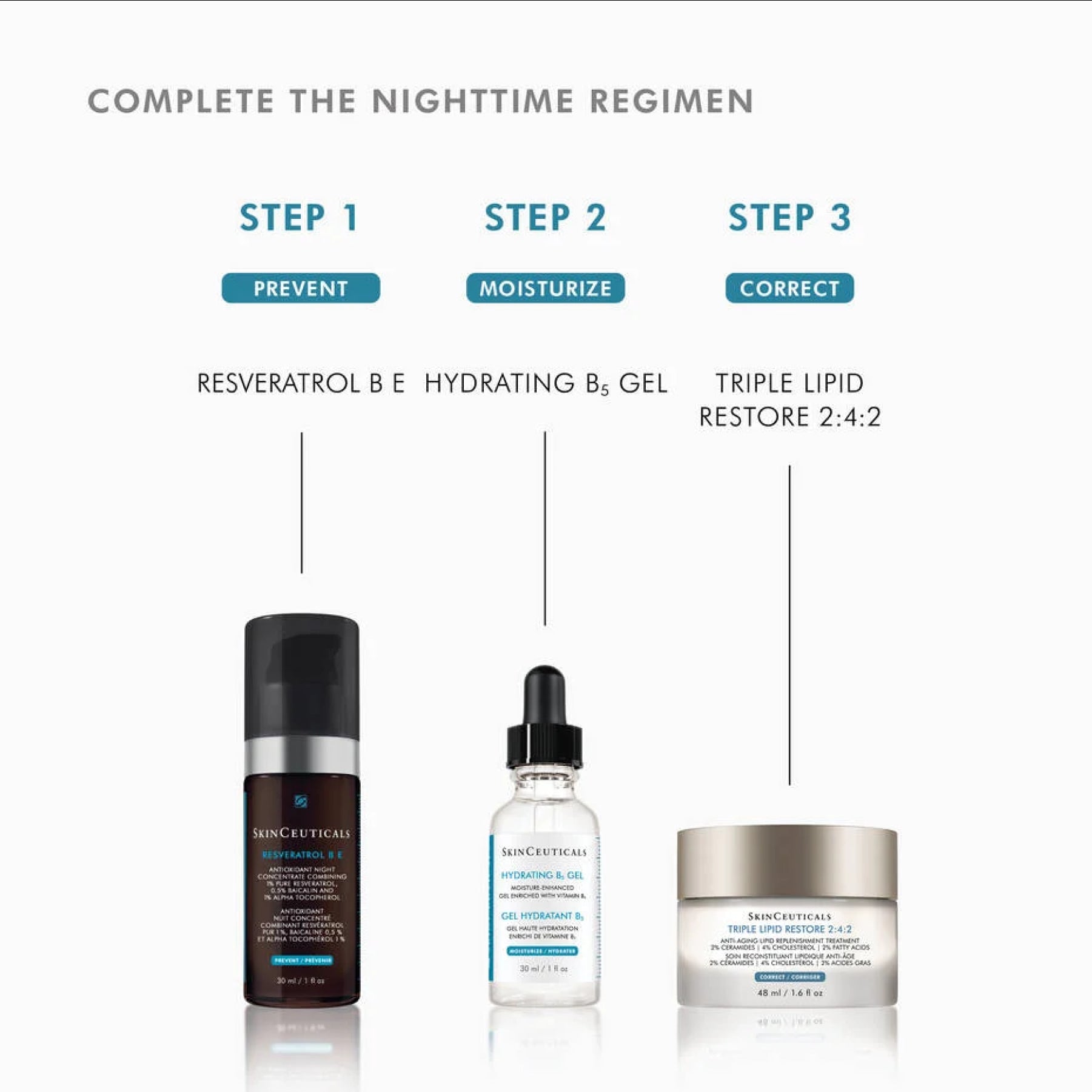 SkinCeuticals Hydrating B5 Gel serum in a clear jar, showing its smooth, gel-like consistency for skin hydration and nourishment.
