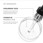 SkinCeuticals Hydrating B5 Gel serum in a clear jar with a white lid, showing the gel texture and ingredient list.