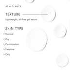 SkinCeuticals Hydrating B5 Gel in a clear serum bottle, showing the gel texture and applicator tip, for skin hydration and nourishment.