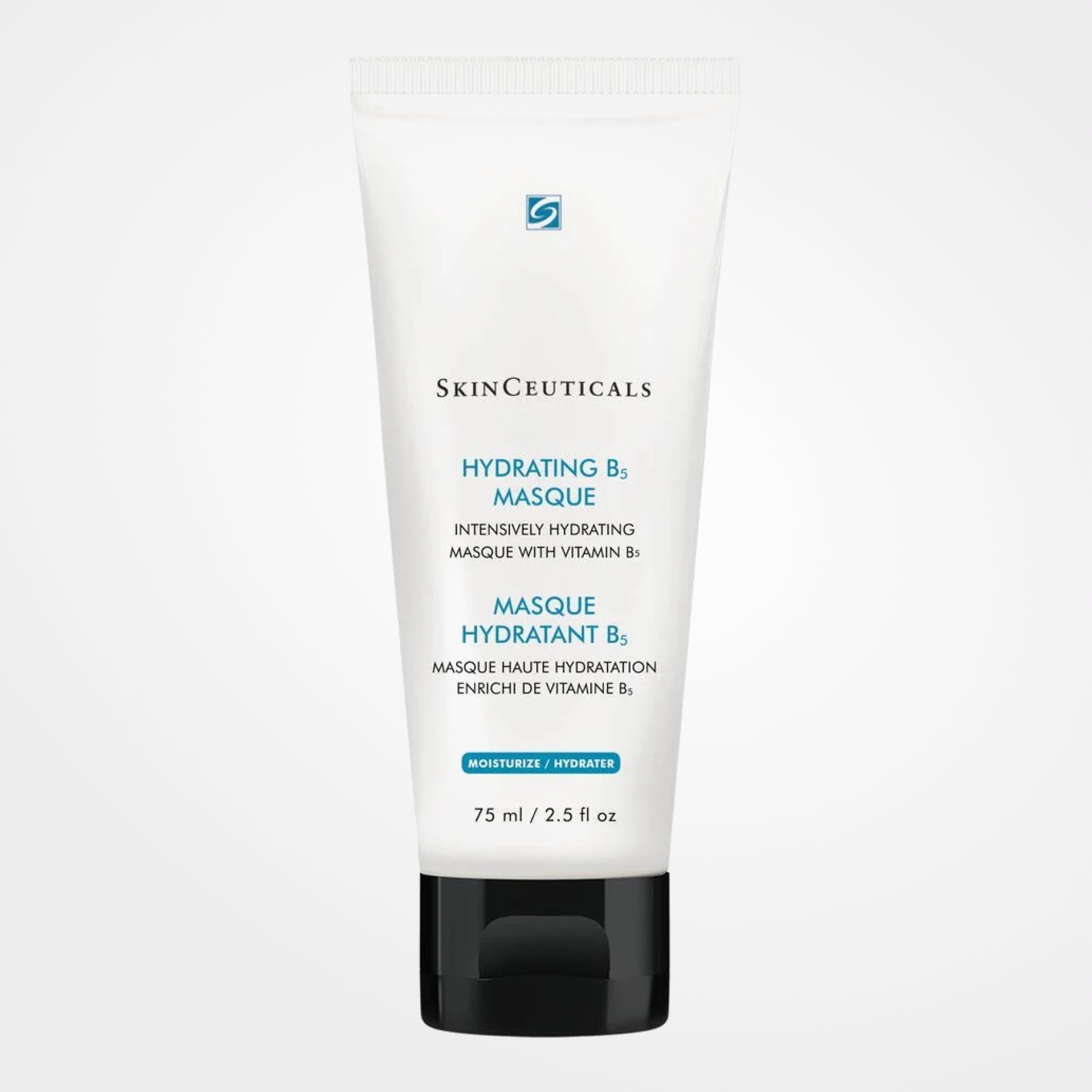 Hydrating SkinCeuticals B5 Masque in a jar, designed for deep moisture and skin nourishment, part of masks and peels skincare products.