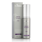 SkinMedica Retinol Complex 0.5 bottle with dropper, designed for skincare and anti-aging treatment, in a sleek white container.