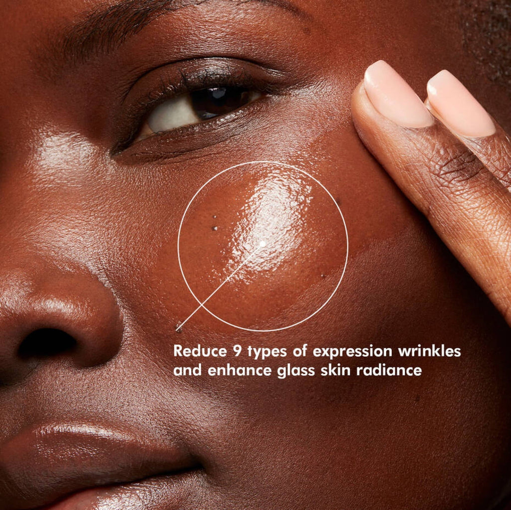 SkinCeuticals P-TIOX Needle-Free Anti-Wrinkle Serum in a sleek bottle, focused on the product label and applicator.