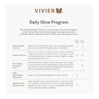 Vivier Daily Glow Program routine kit by Wedoskin featuring skincare products for daily radiance and healthy skin.
