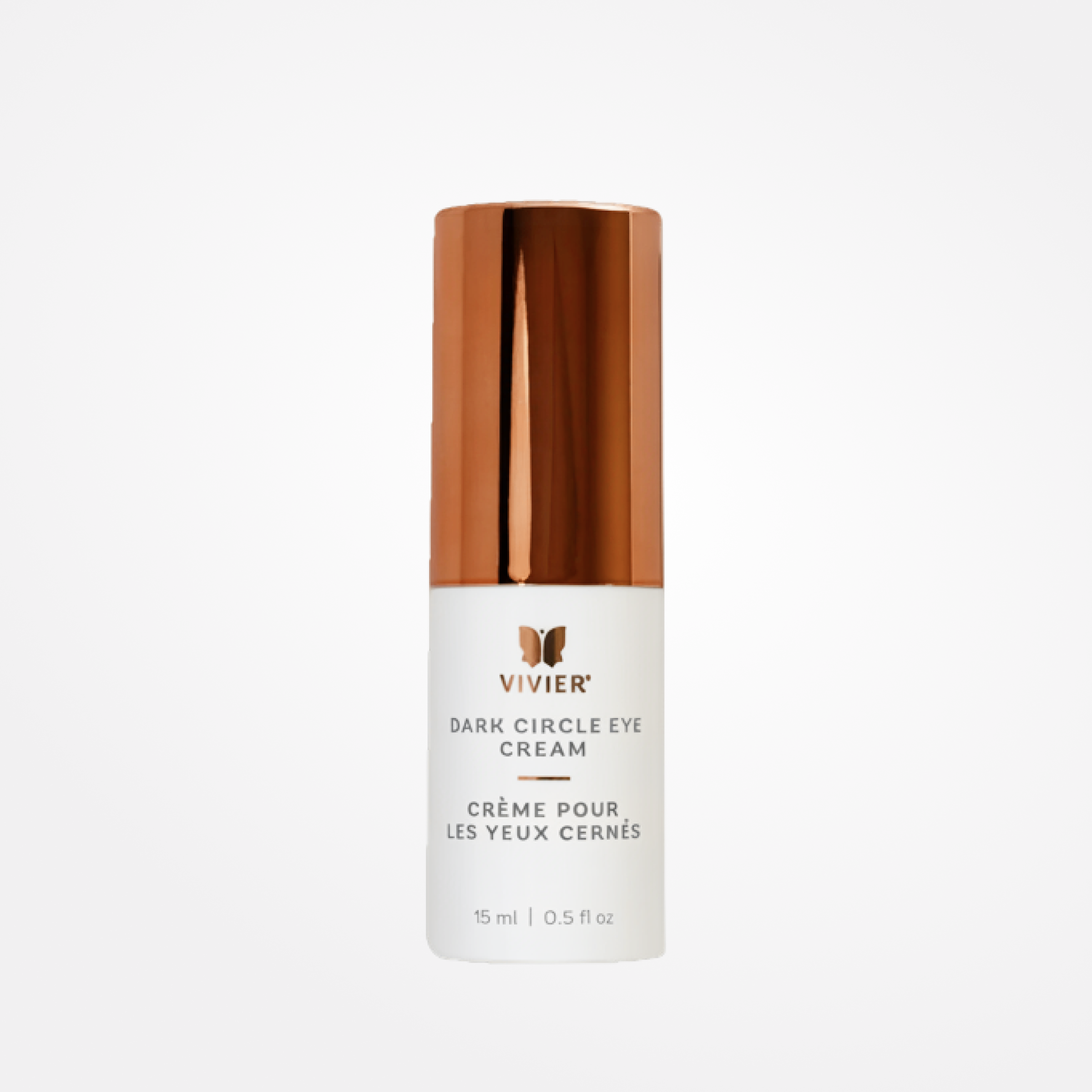 Vivier dark circle eye cream in a 15ml jar, designed for eye area care and reducing dark circles, by wedoskin.