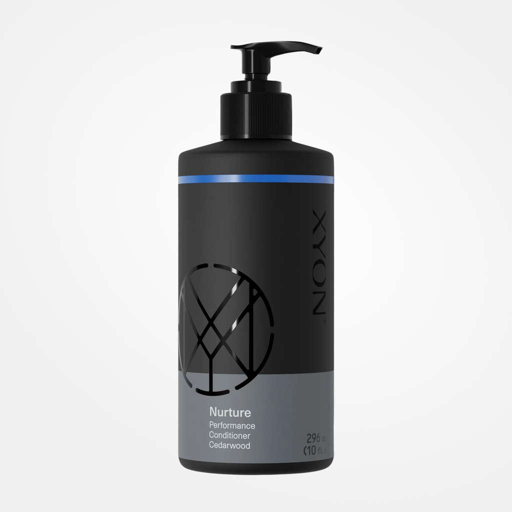 XYON Nurture Performance Conditioner for Men by wedoskin, 296ml bottle, showing the conditioner container with branding and product label.