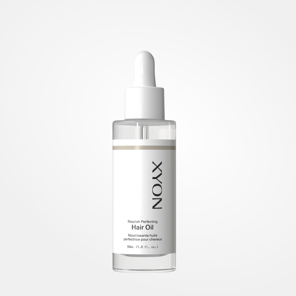 XYON Nourish Perfecting Hair Oil by wedoskin, 30ml, for hair repair, showing the bottle with a sleek design and nourishing ingredients.