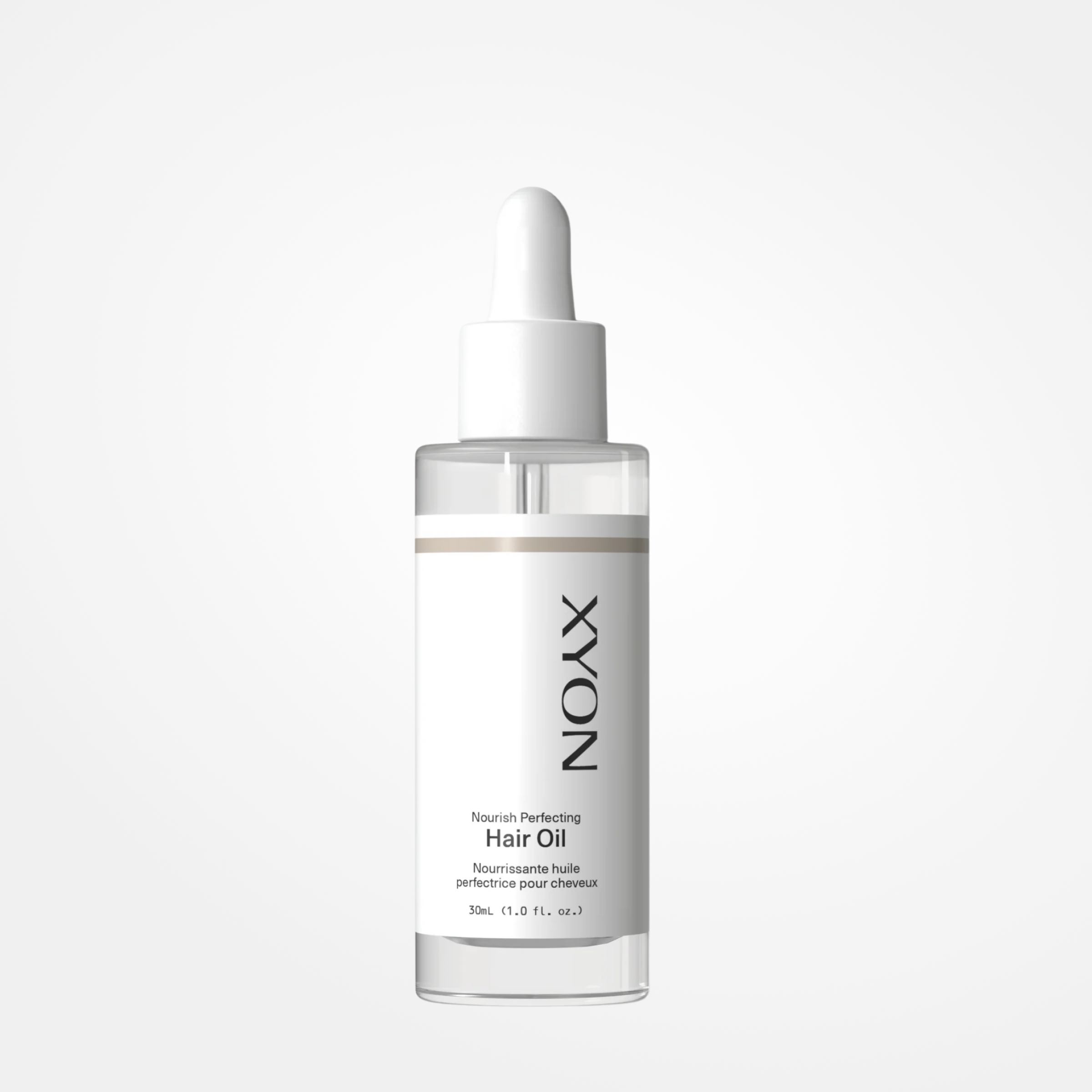 XYON Nourish Perfecting Hair Oil by wedoskin, 30ml, for hair repair, showing the bottle with a sleek design and nourishing ingredients.