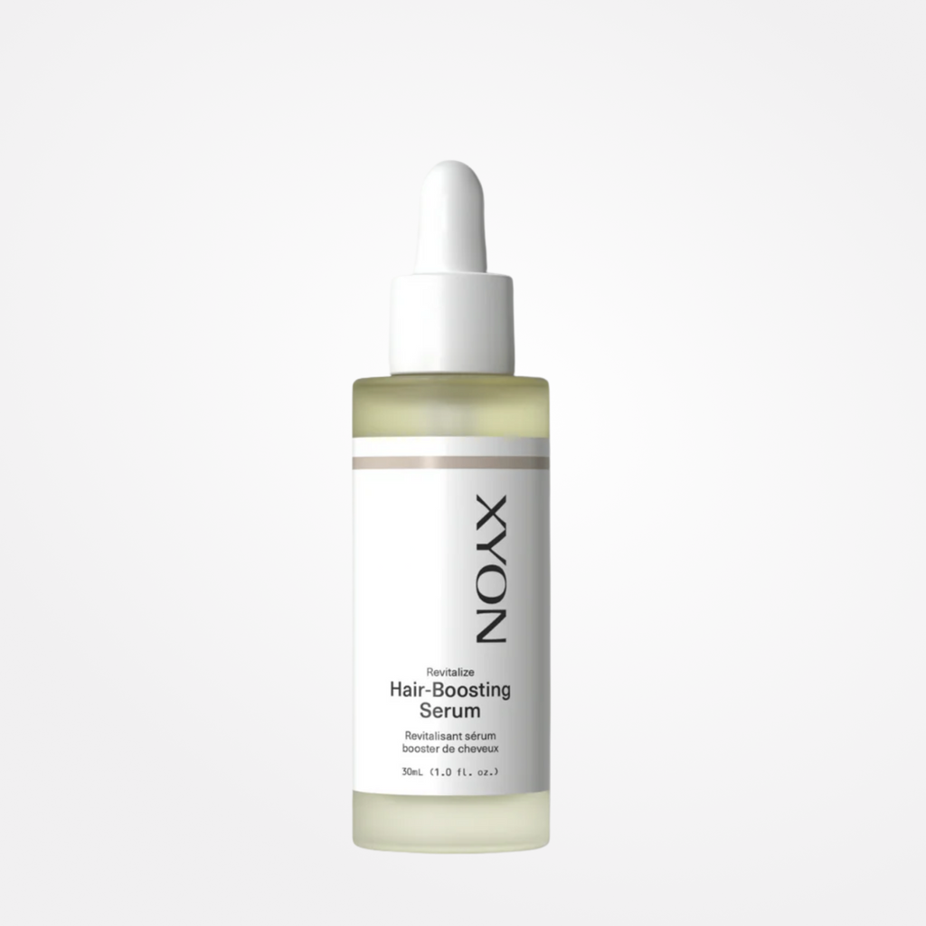 XYON Revitalize Hair-Boosting Serum for Women, 30ml, bottle with dropper, designed to enhance hair repair and growth.