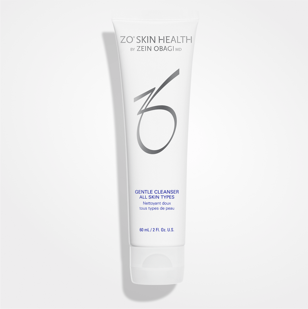 Bottle of wedoskin ZO Skin Health Gentle Cleanser in 60ml size, showing the product label and clear packaging.