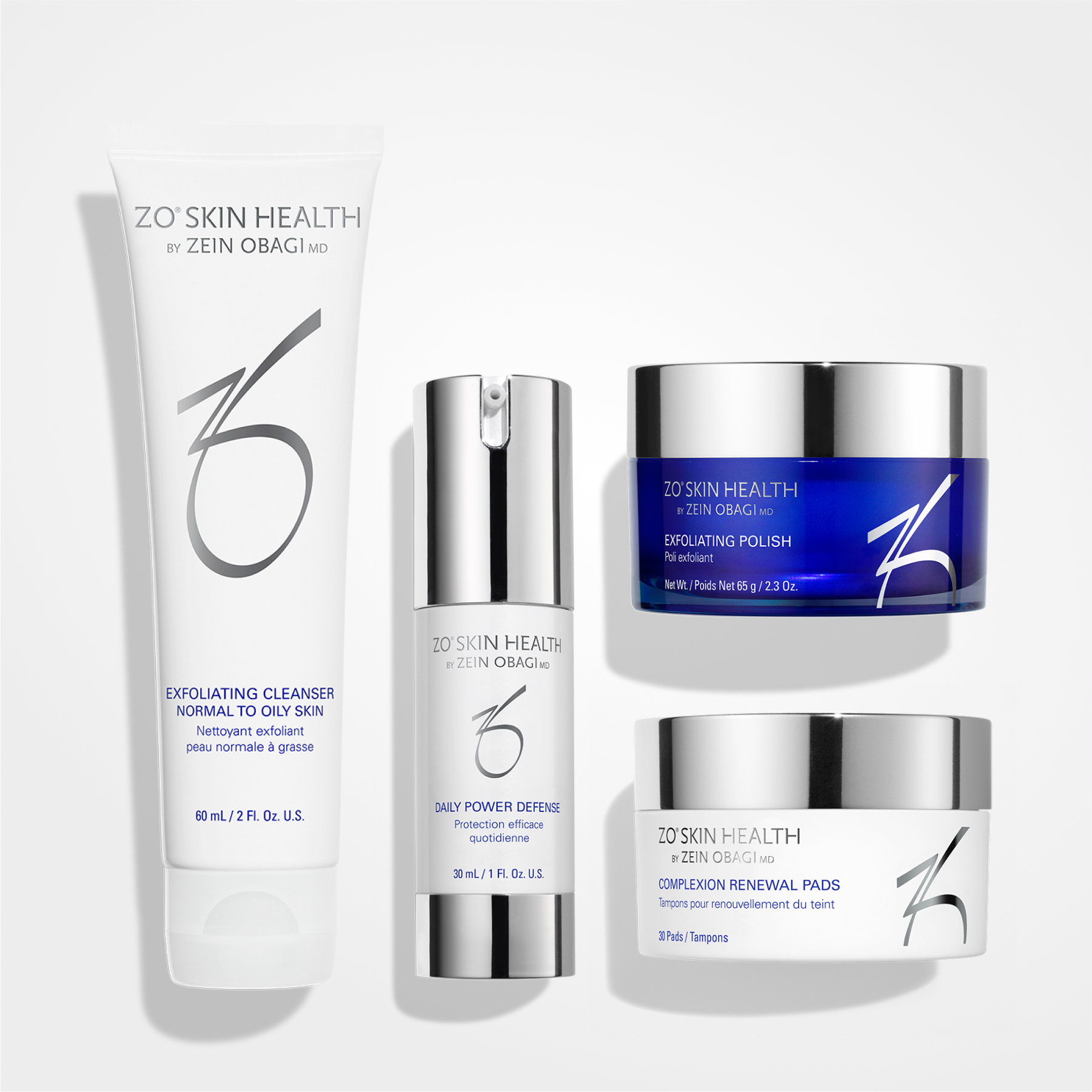 wedoskin ZO Skin Health Daily Skincare Program kit with cleanser, moisturizer, and treatment products for healthy skin.