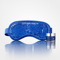 ZO Skin Health Deluxe Travel Intense Eye and ZO Eye Mask kit featuring skincare products in travel-sized containers